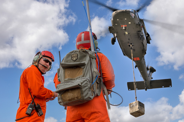 Optionally Piloted Black Hawk takes off