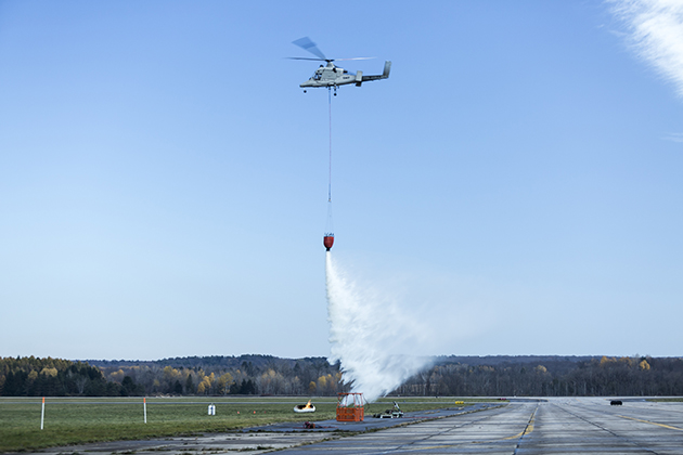 Firefighting mission goes unmanned