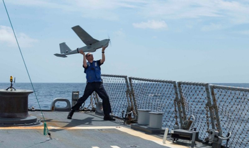 US Navy destroyer tests RQ-20B Puma