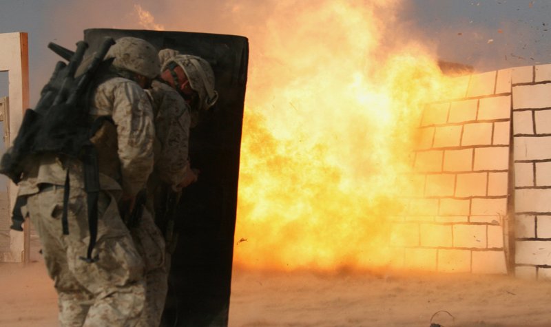 Naval forces seek wall-breaking rocket launcher