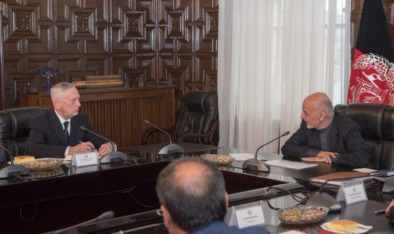 Mattis makes unannounced visit to Afghanistan