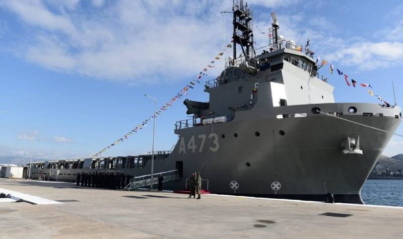 Hellenic Navy welcomes new support ship