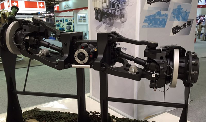 Eurosatory: New lightweight axle launched