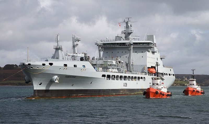 RFA Tidesurge enters service