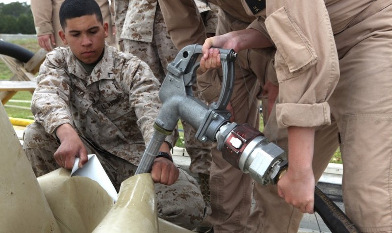 Marines seek improved collapsible fuel tanks