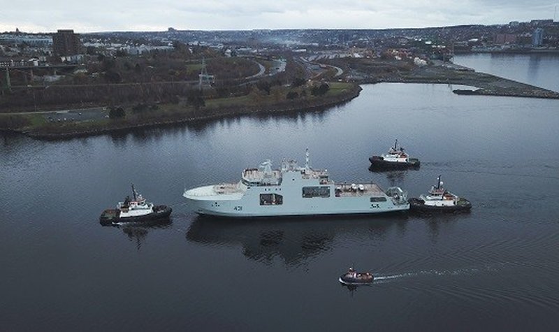 RCN takes delivery of second Harry DeWolf-class AOPS