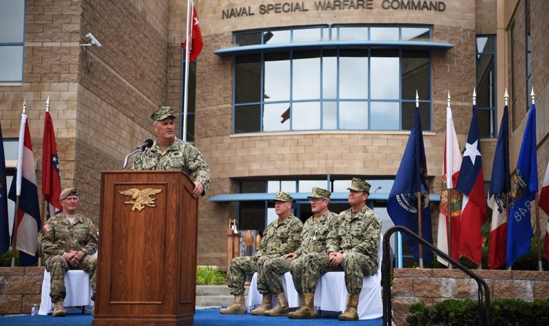 Change of command for Naval Special Warfare