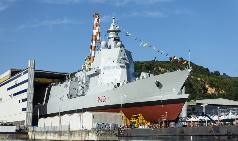 Shutdown impacts launch of second Italian PPA patrol vessel