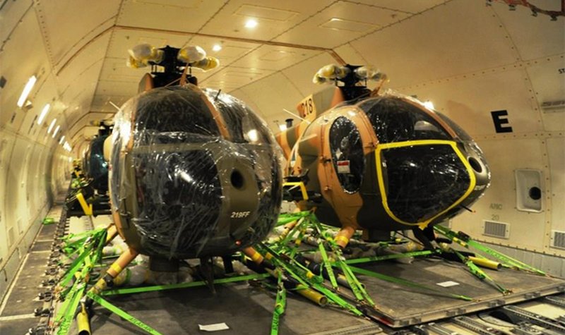 Afghan Air Force receives six MD 530F helicopters