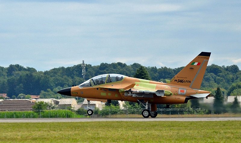 Leonardo eyes first M-346FA delivery after maiden flight
