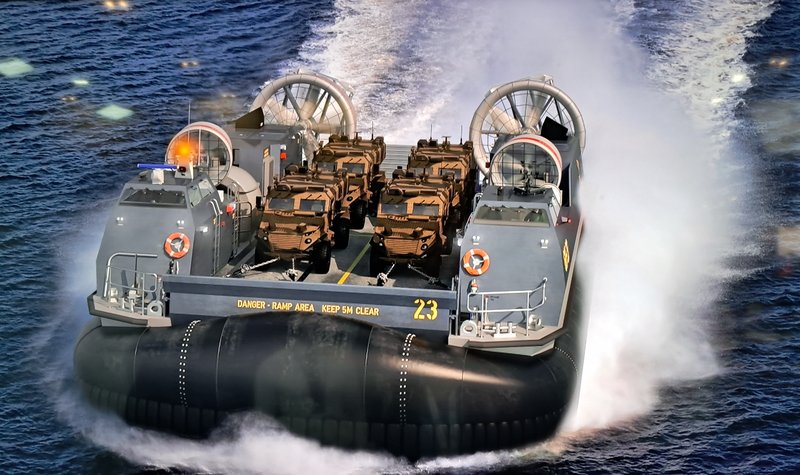 DSEI 2023: Griffon Hoverwork unveils Wyvern LCAC hovercraft