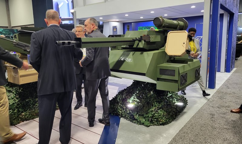 AUSA 2023: New EOS R800 RWS combines laser and kinetic capabilities to counter aerial threats