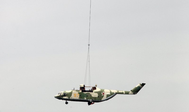 Mi-26T transports Mi-26 fuselage