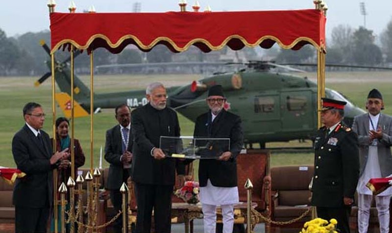 The Nepalese Army takes delivery of new Dhruv ALH