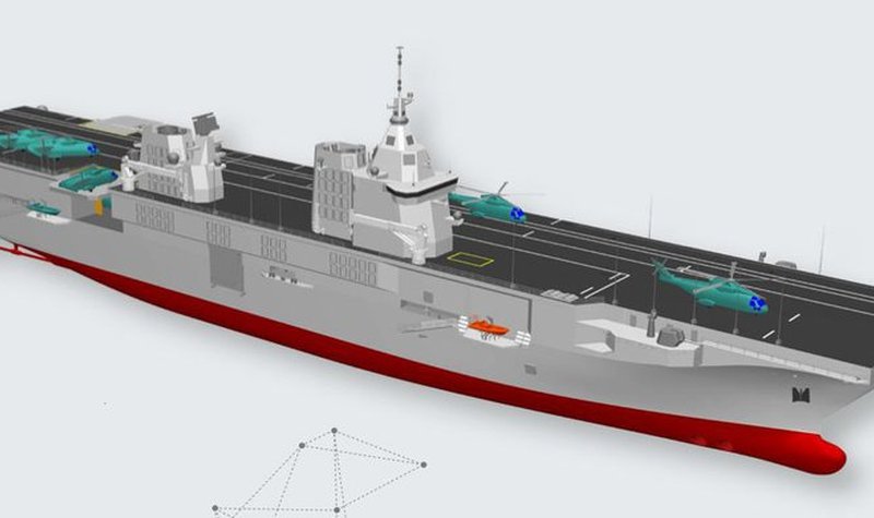 LHD Trieste sea trials commence