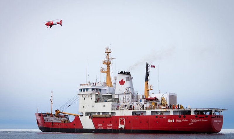 S-100 in ice-breaking operation demo