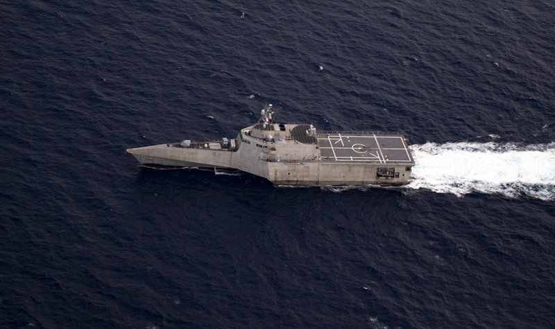 China condemns US navy sail-by in disputed waters
