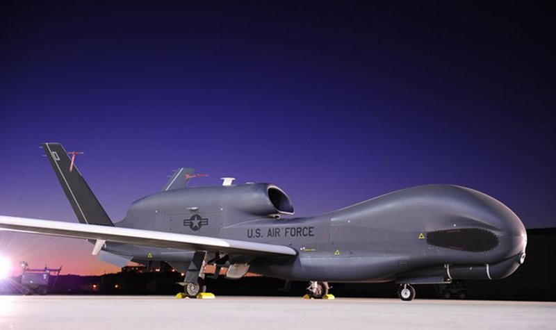 Optical Bar camera sensor on RQ-4