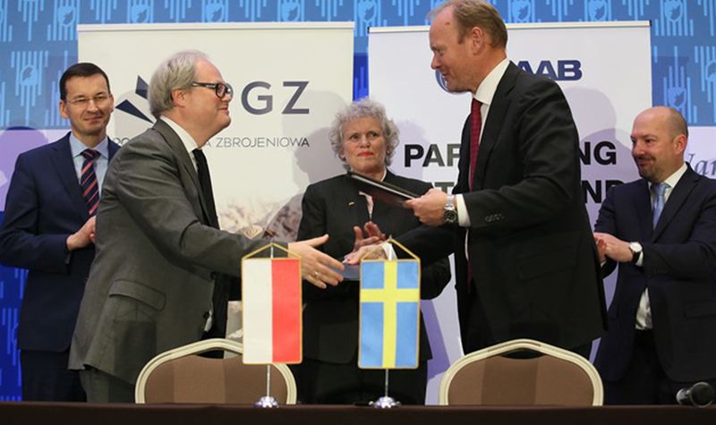 Saab, PGZ sign Polish market MoU