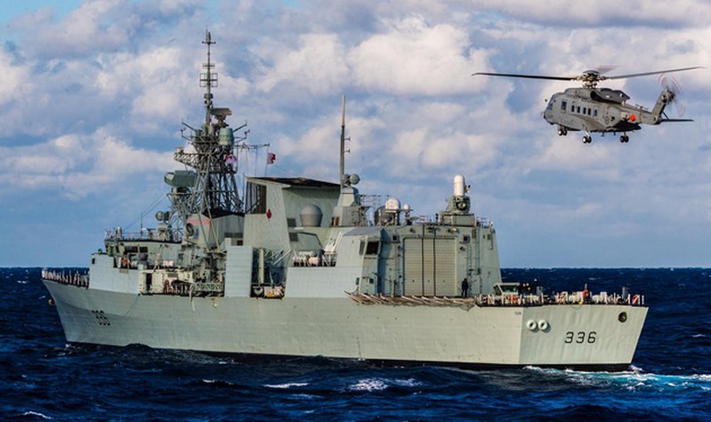 HCMS Montréal sets to sea as X-Ship