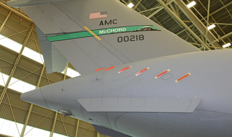 C-17 drag reduction testing in progress