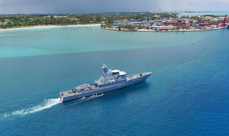 HMBS Nassau arrives for Damen refit