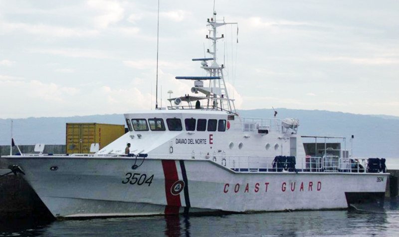 Philippine Coast Guard heads west