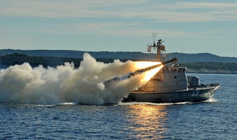 Croation Navy fires RBS15