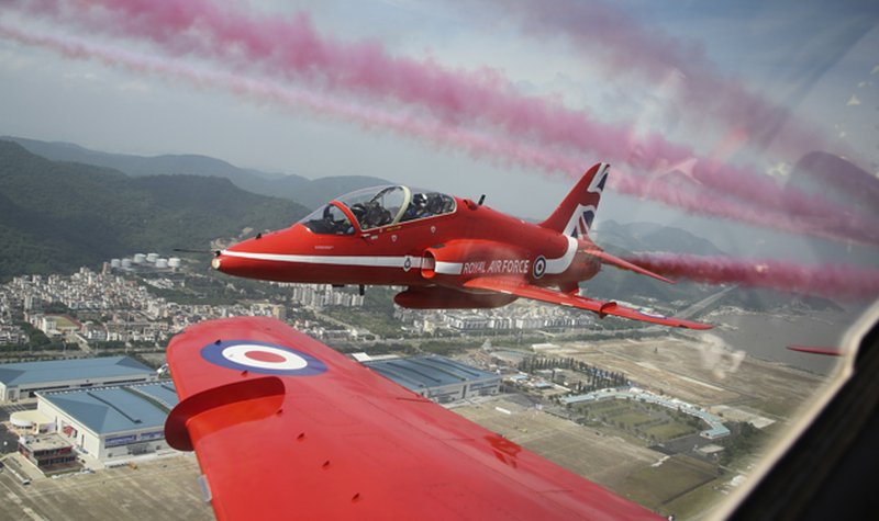 RAF Red Arrows tap Airbus Skynet
