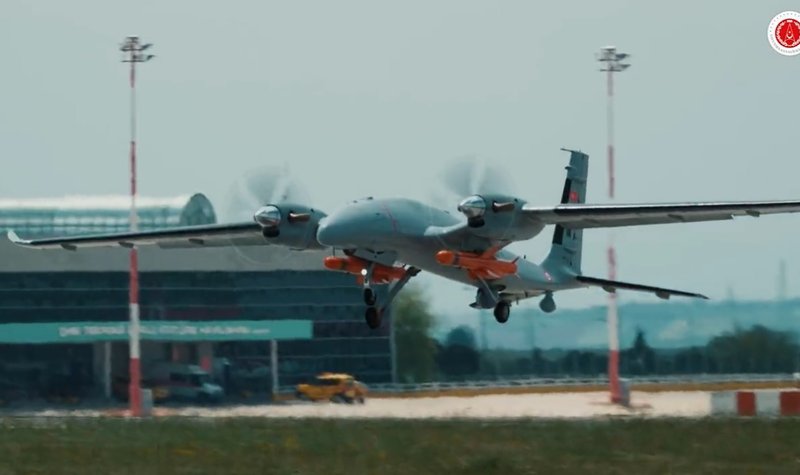 Turkiye's Roketsan makes pioneering launch of cruise missile from Akinci drone