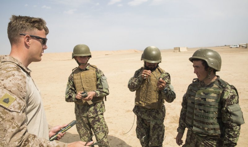 NATO probing reports nine Afghan police killed in US air strike