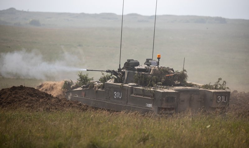 UK seeks rear camera system for Warrior armoured vehicles