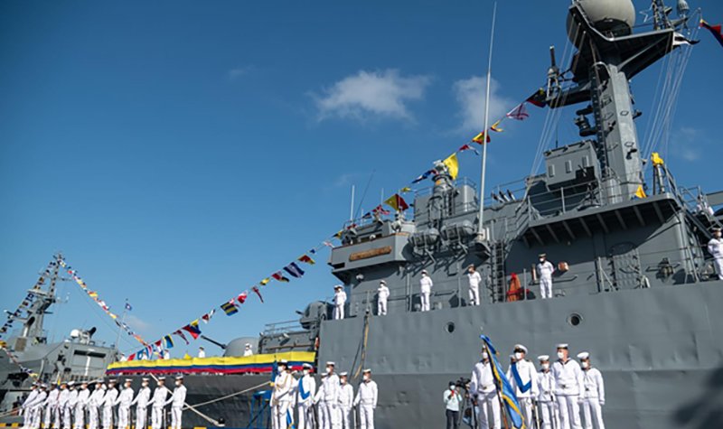 Colombia commissions ex-South Korean missile corvette