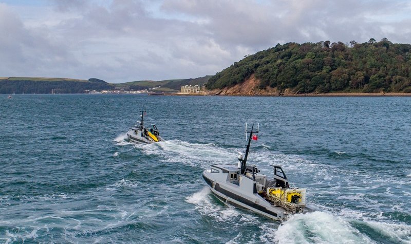 UK Royal Navy begins training with autonomous mine counter measures vessel