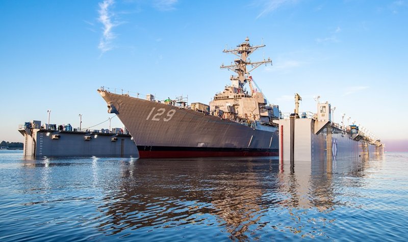 Newest Arleigh Burke Flight III destroyer launched and ready for fitting