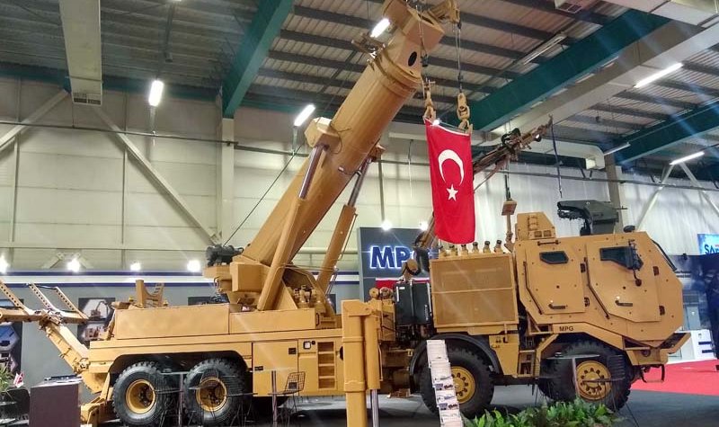 IDEF 2019: Weaponised cranes to aid Turkey's insurgency fight
