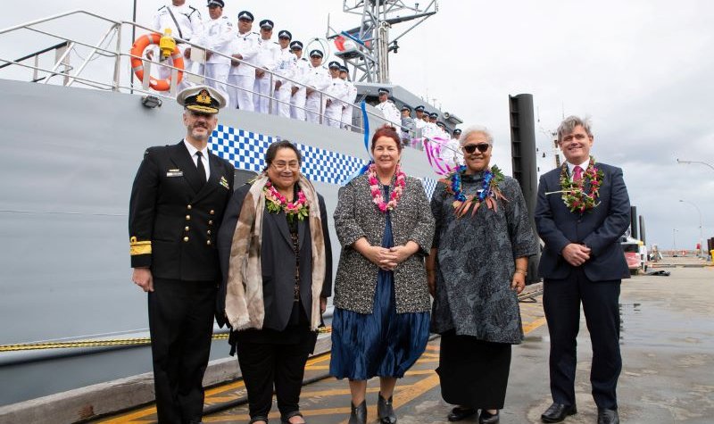 Guardian-class patrol boat handed over to Samoa