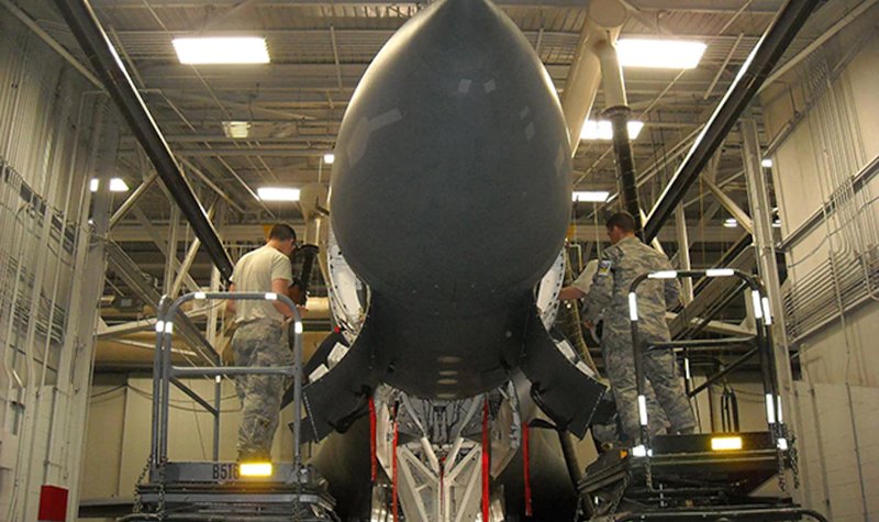 Lancer radar undergoes support work