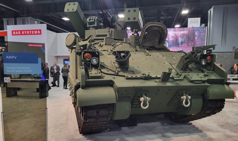 AUSA 2023: BAE Systems introduces AMPV C-UAS