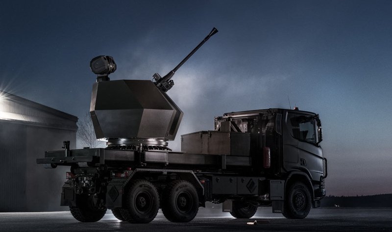 BAE Systems shows Bofors 40mm naval gun as Tridon Mk2 land air defence system