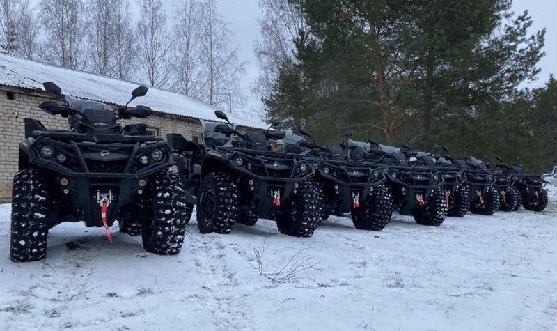 Lithuania receives ATVs for border patrol