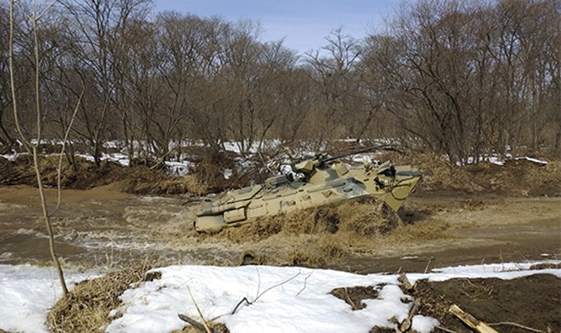 Russian unit receives BTR-82A APCs