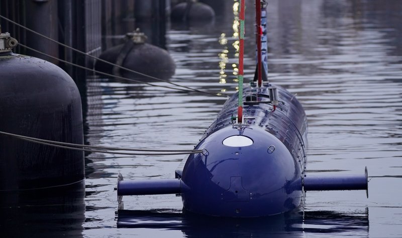 German Navy tests BlueWhale autonomous underwater vehicle