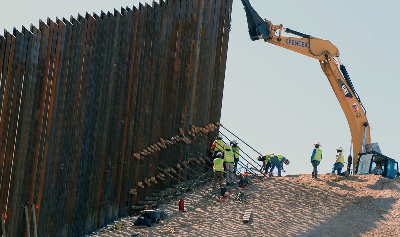 US border wall drains funding from military programmes