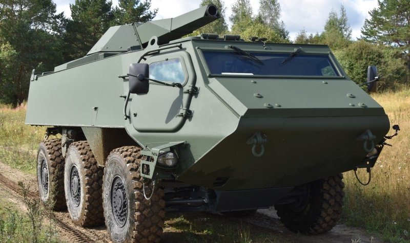 British Army considers purchasing the NEMO 120mm mortar turret for the Patria 6×6