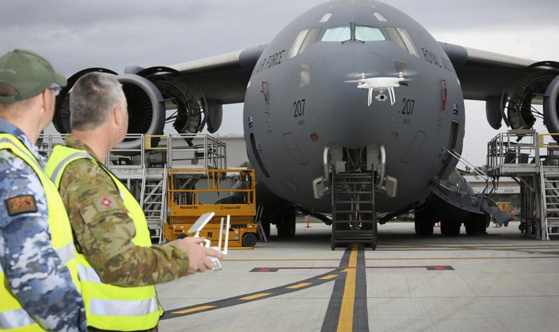 RAAF uses UAS for routine C-17A checks