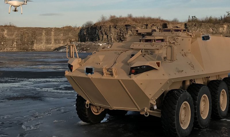 Counter-UAS sensors for military vehicles