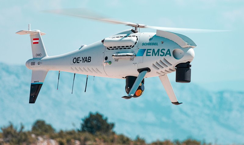 EMSA's Camcopter S-100 mobilised for Croatia