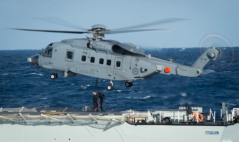 Canadian CH-148 loses contact in Mediterranean