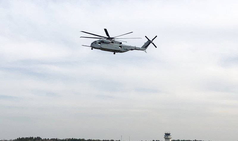 CH-53K flies in Germany